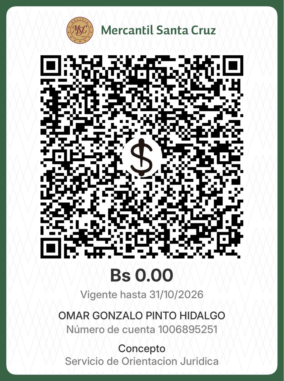 QR de pago